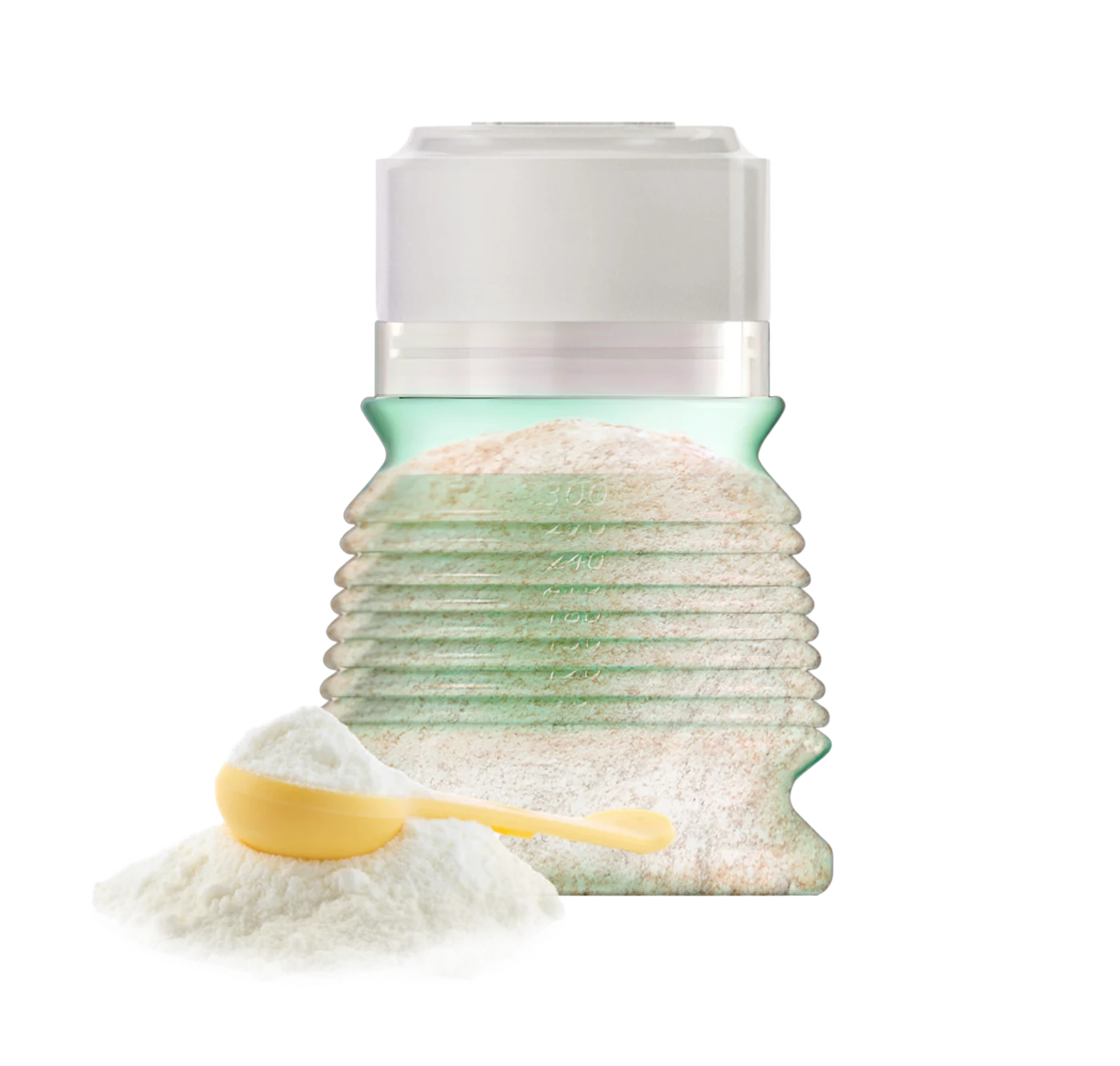 Biberon nomade BIBEON 330 ml, coloris vert